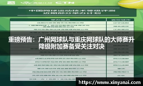 重磅预告：广州网球队与重庆网球队的大师赛升降级附加赛备受关注对决